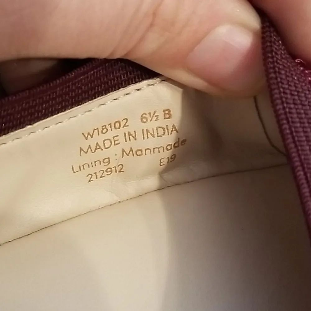 Cole Haan maroon suede flats size 6.5 - Picture 7 of 7